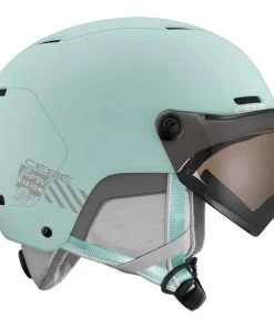Cébé Helmet W/ Visor Cebe Pow Vision Jade Matte Grey Ultra Black