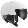 Cébé Helmet W/ Visor Cebe Contest Vision White Stripes Matte Grey Ultra Black