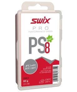Waxing Swix PS8 Red -4°C/+4°C 60g