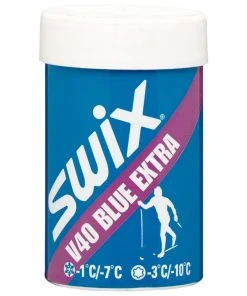 Waxing Swix V40 Blue Extra Hardwax -1/-7C 43g