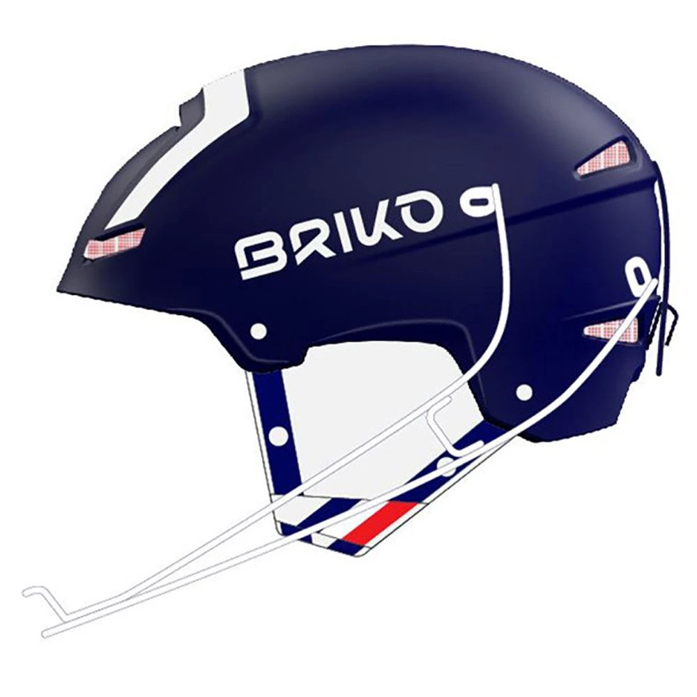 Helmet Briko Slalom Fédé France Shiny Blue White