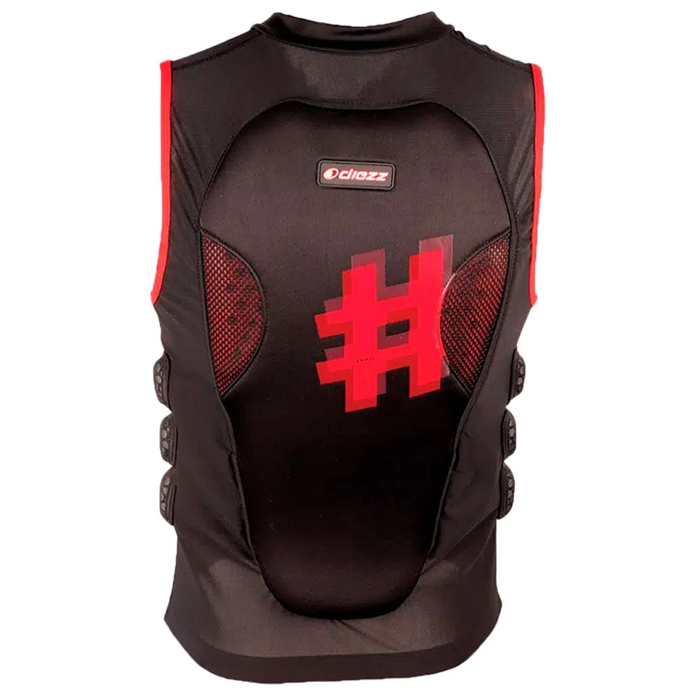 Back Protection Diezz 2AC Adult Black Red - Image 2