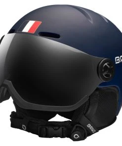Helmet W/ Visor Briko Teide Visor France Matt Tangaroa Blue White