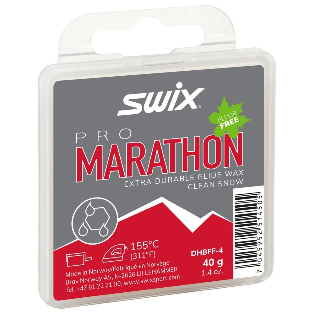 Waxing Swix Marathon Black Fluor Free 40g