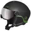 Helmet W/ Visor AZR Nevada Visor Noir Mat Gris Miroir