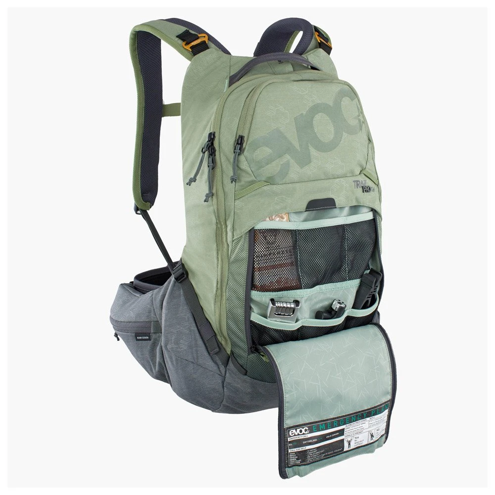 Backpack Evoc Trail Pro 16 Olive/Grey - Image 3