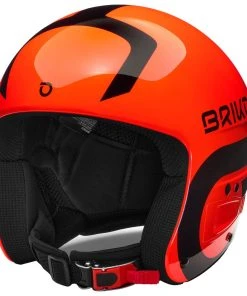 Helmet Briko Vulcano Fis 6.8 Epp Shiny Orange Black