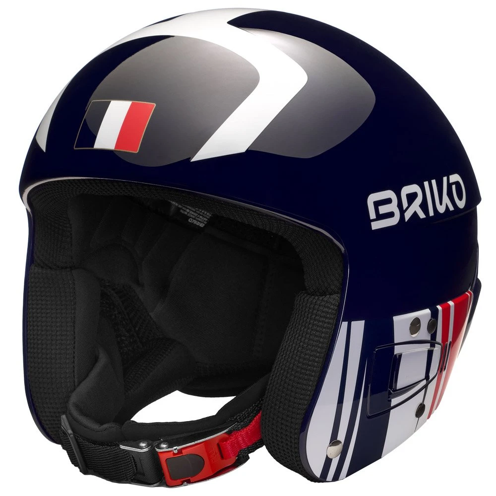 Helmet Briko Vulcano Fis 6.8 Epp - France Shiny Tangaroa Blue White