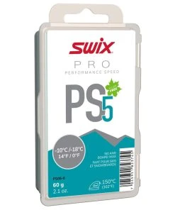 Waxing Swix PS5 Turquoise -10°C/-18°C 60g