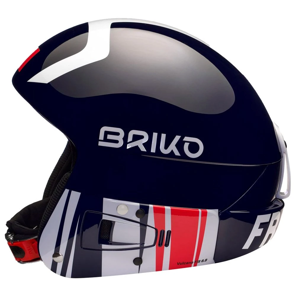 Helmet Briko Vulcano Fis 6.8 Epp - France Shiny Tangaroa Blue White - Image 2